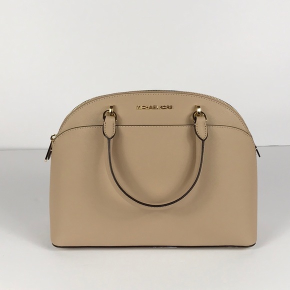 Michael a Kors Emmy a Oyster Lg Dome Satchel - Picture 2 of 6